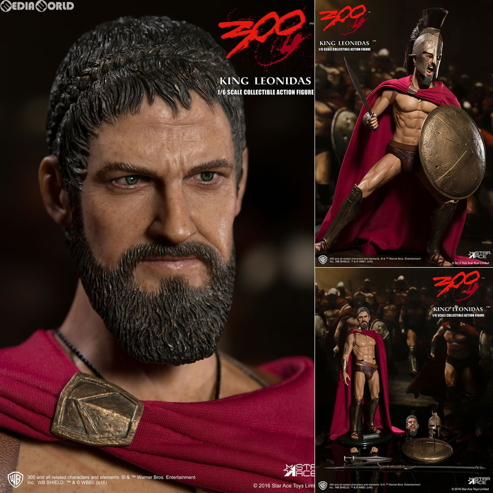 【新品即納】[FIG] マイフェイバリットムービーシリーズ 1/6 キング・レオニダス 300(スリーハンドレッド) コレクタブルアクションフィギュア スターエーストイズ(20161230)