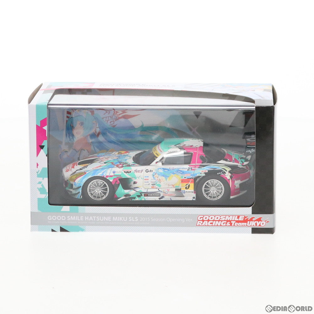 【新品即納】[FIG]グッドスマイル 初音ミク SLS 2015開幕戦Ver. レーシングミク 2015 Ver. 1/32 完成品 ミニカー グッドスマイルカンパニー(20170131)