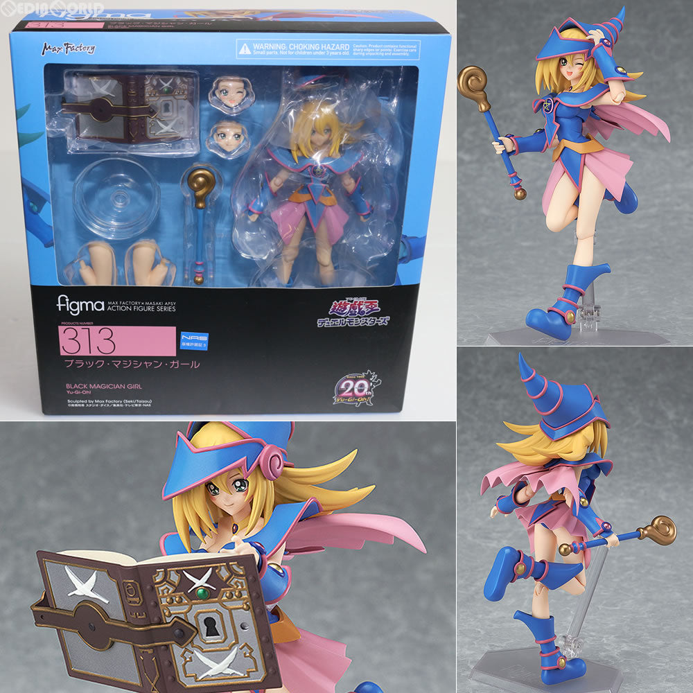【新品即納】[FIG] figma(フィグマ) 313 ブラック・マジシャン・ガール 遊☆戯☆王デュエルモンスターズ 完成品 フィギュア マックスファクトリー(20161224)