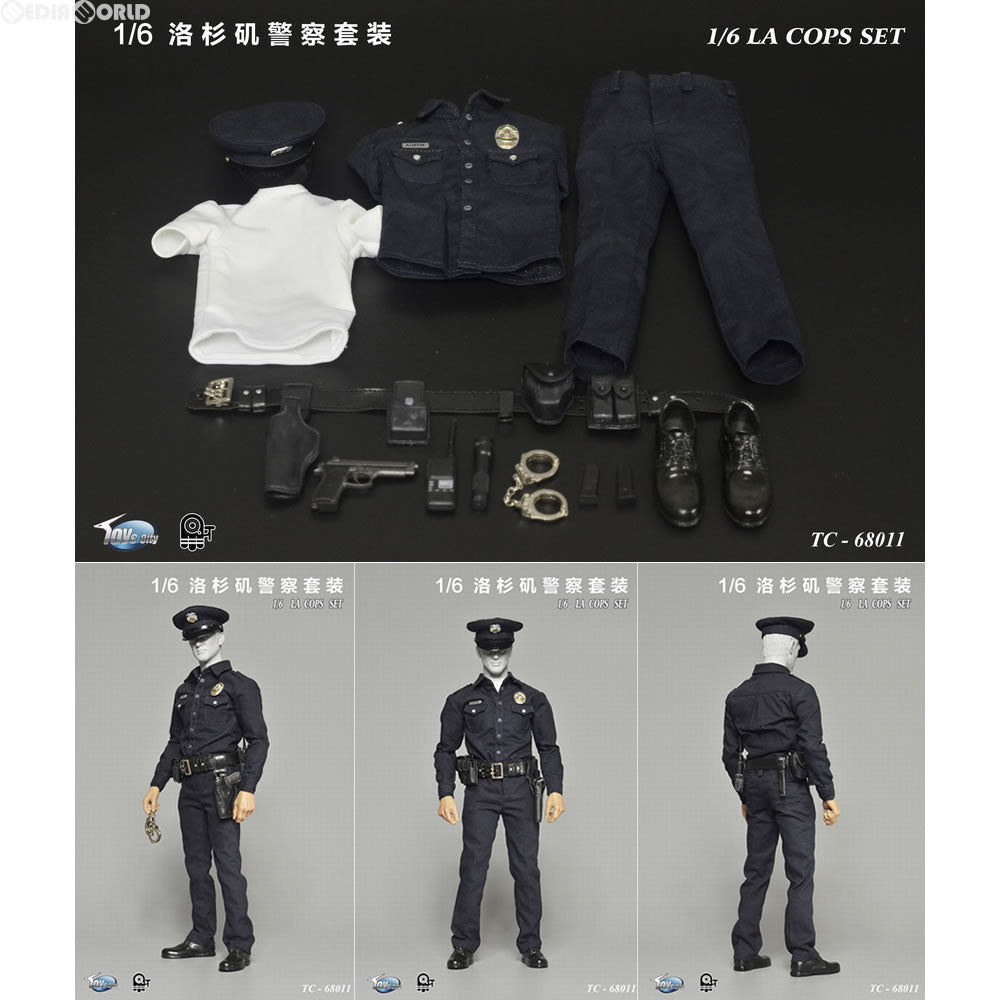 【新品即納】[FIG] 1/6 男性用アウトフィット ロサンゼルス市警察 セット ドール用衣装(TC-68011) トイズシティ(20170329)