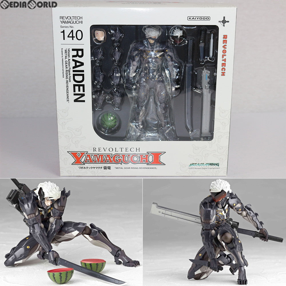 【中古即納】[FIG](再販)リボルテックヤマグチ No.140 雷電 METAL GEAR RISING REVENGEANCE(メタルギアライジングリベンジェンス) フィギュア 海洋堂(20140731)