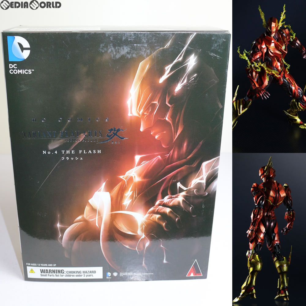 【中古即納】[FIG] DC Comics VARIANT PLAY ARTS改 -KAI-(プレイアーツ改) ザ・フラッシュ ザ・フラッシュ 完成品 フィギュア スクウェア・エニックス(20131231)