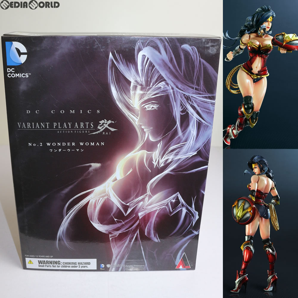 【中古即納】[FIG] DC Comics VARIANT PLAY ARTS改 -KAI-(プレイアーツ改) ワンダーウーマン ワンダーウーマン 完成品 フィギュア スクウェア・エニックス(20130831)