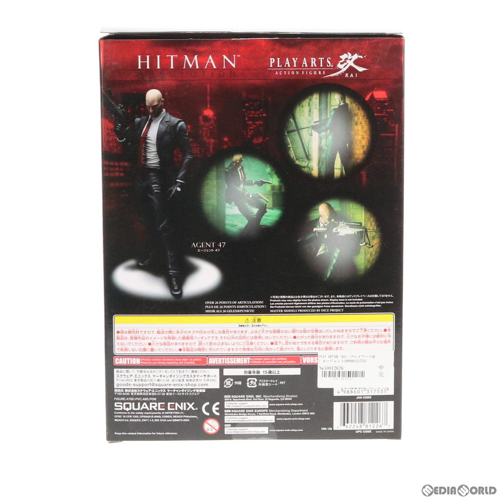 【中古即納】[FIG] PLAY ARTS改(プレイアーツ改) エージェント47 HITMAN ABSOLUTION(ヒットマン アブソリューション) 完成品 可動フィギュア スクウェア・エニックス(20121026)