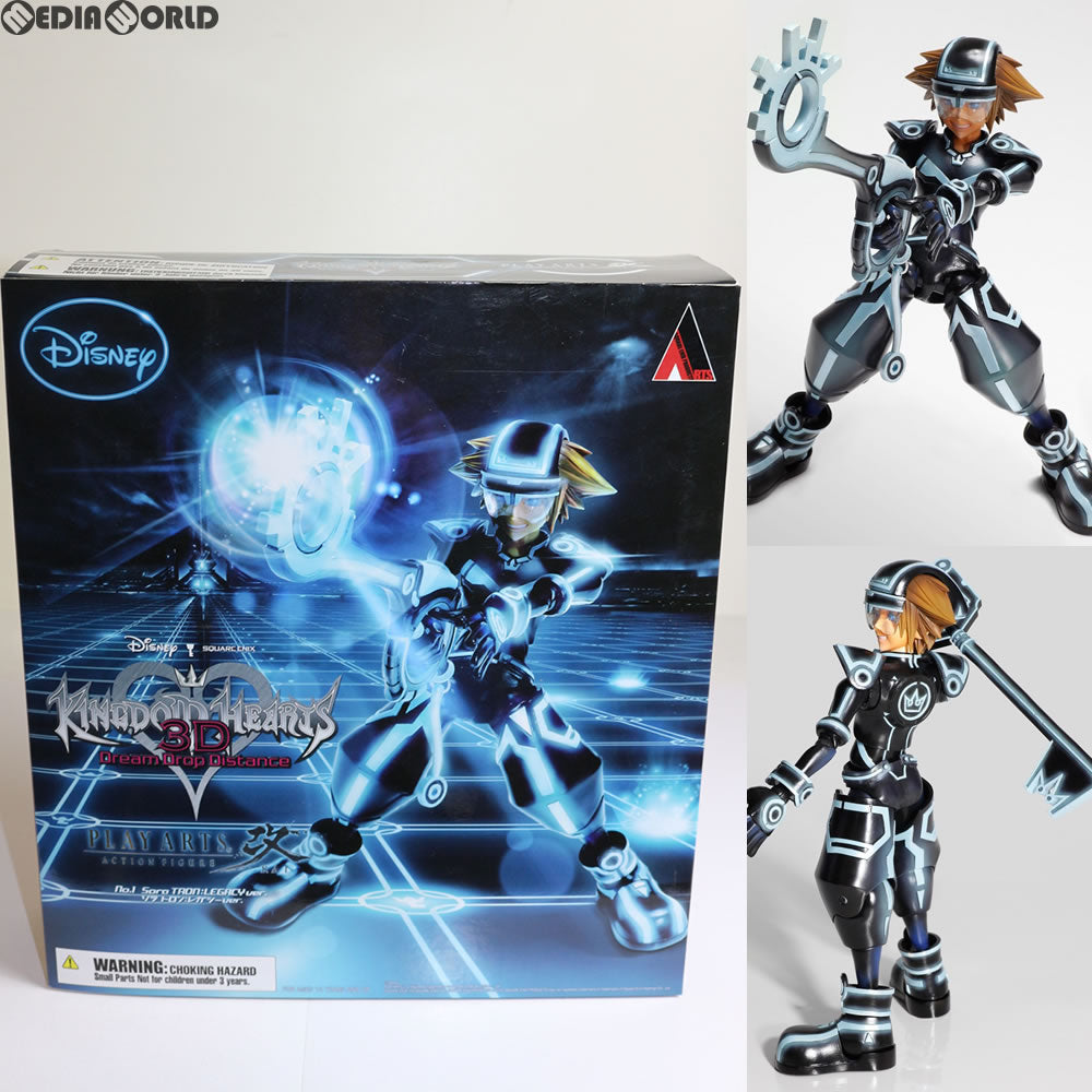 【中古即納】[FIG] PLAY ARTS改 -KAI-(プレイアーツ改) ソラ TRON:LEGACY ver.(トロンレガシーバージョン) KINGDOM HEARTS 3D Dream Drop Distance フィギュア スクウェア・エニックス(20130607)