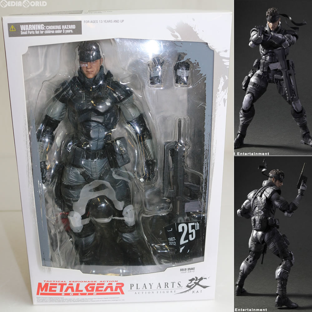 【中古即納】[FIG] PLAY ARTS改 -KAI-(プレイアーツ改) ソリッド・スネーク METAL GEAR SOLID(メタルギアソリッド) NONスケール完成品フィギュア スクウェア・エニックス(20120316)