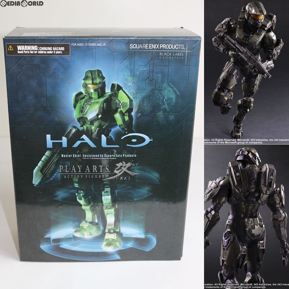 【中古即納】[FIG] PLAY ARTS改 -KAI-(プレイアーツ改) マスターチーフ Halo： Combat Evolved(ヘイロー コンバットエボルヴ) NONスケール完成品フィギュア スクウェア・エニックス(20110924)