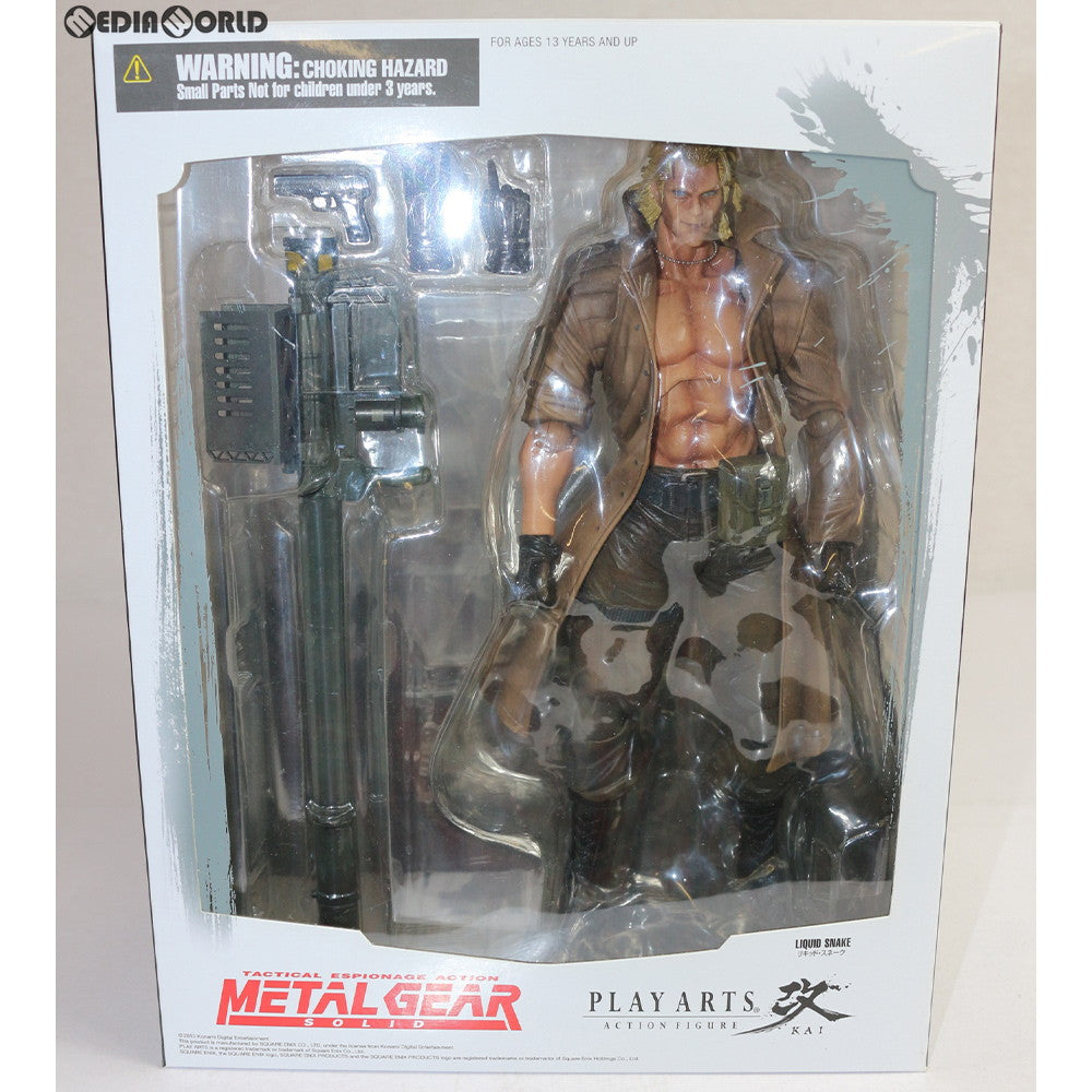 【中古即納】[FIG] PLAY ARTS改 -KAI-(プレイアーツ改) リキッド・スネーク METAL GEAR SOLID(メタルギアソリッド) 完成品 可動フィギュア スクウェア・エニックス(20130930)