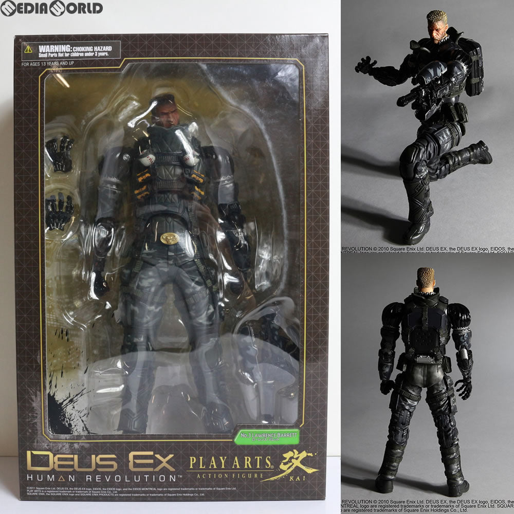 【中古即納】[FIG] PLAY ARTS改 -KAI-(プレイアーツ改) ローレンス・バレット DeusEx:HumanRevolution(デウスエクス ヒューマンレボリューション) フィギュア スクウェア・エニックス(20110826)