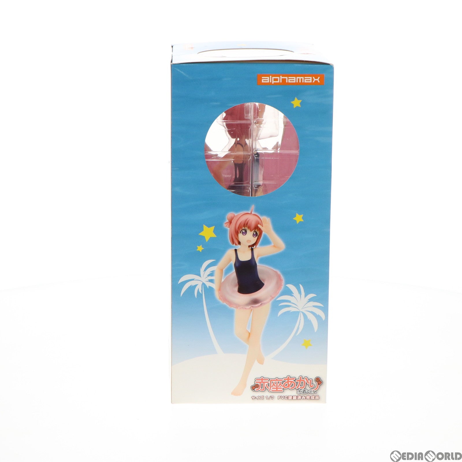 【中古即納】[FIG] 赤座あかり(あかざあかり) 水着ver. ゆるゆり♪♪ 1/7 完成品 フィギュア(AX-0103) アルファマックス(20130713)