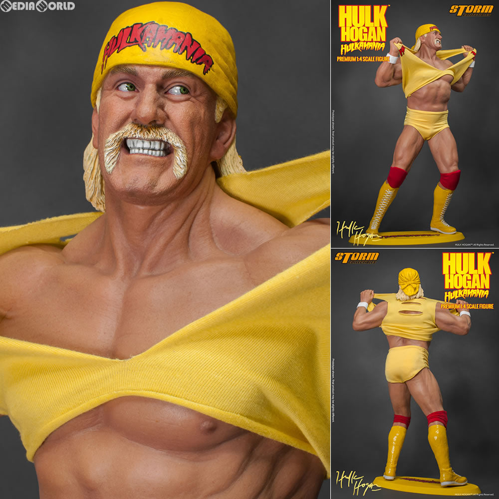 【新品即納】[FIG] ハルク・ホーガン ハルカマニア WWE 1/4 プレミアム フィギュア ストームコレクティブルズ(20170503)