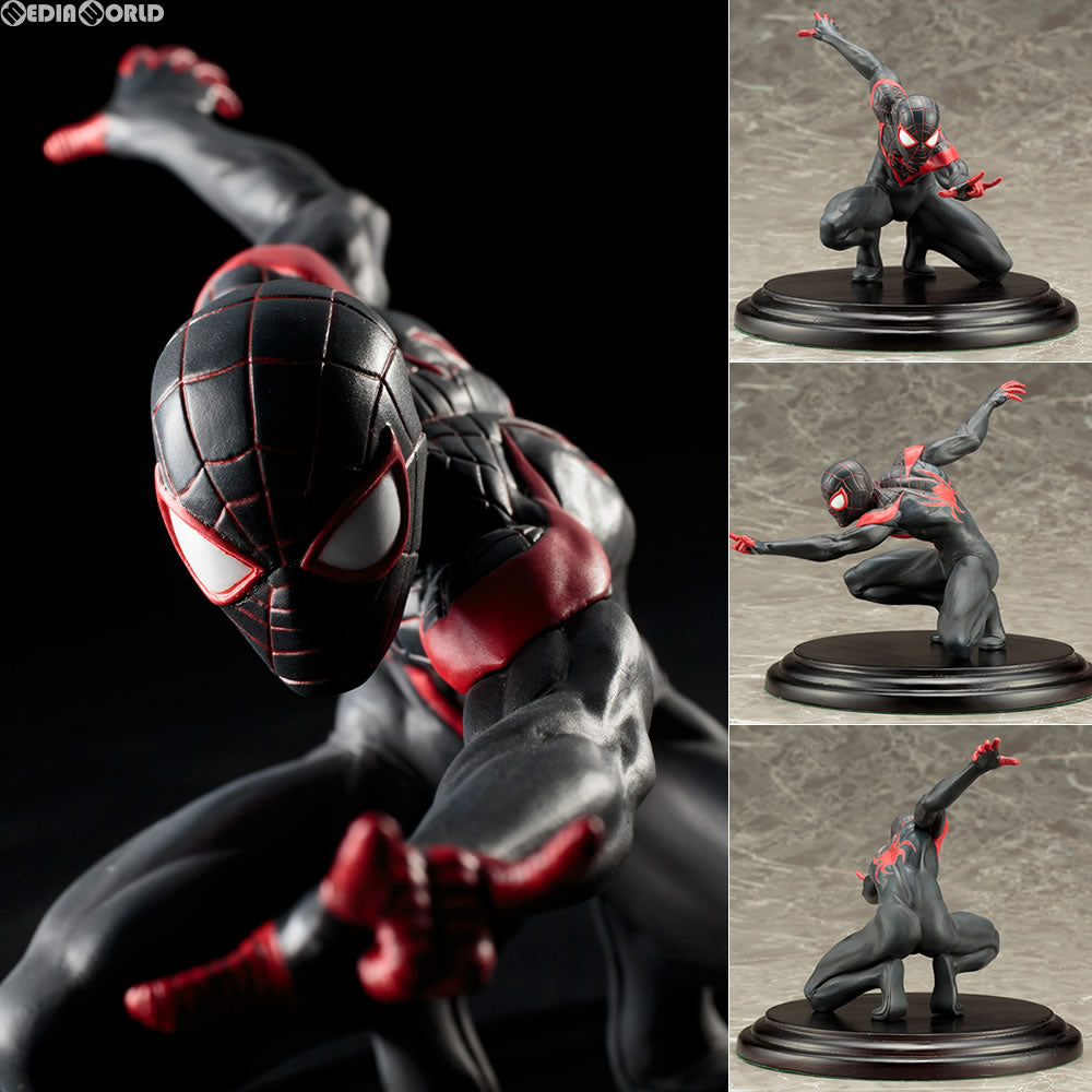 【新品即納】[FIG](再々販)ARTFX+ スパイダーマン(マイルズ・モラレス) MARVEL NOW!(マーベルナウ!) 1/10 簡易組立キット フィギュア(MK205) コトブキヤ(20210529)