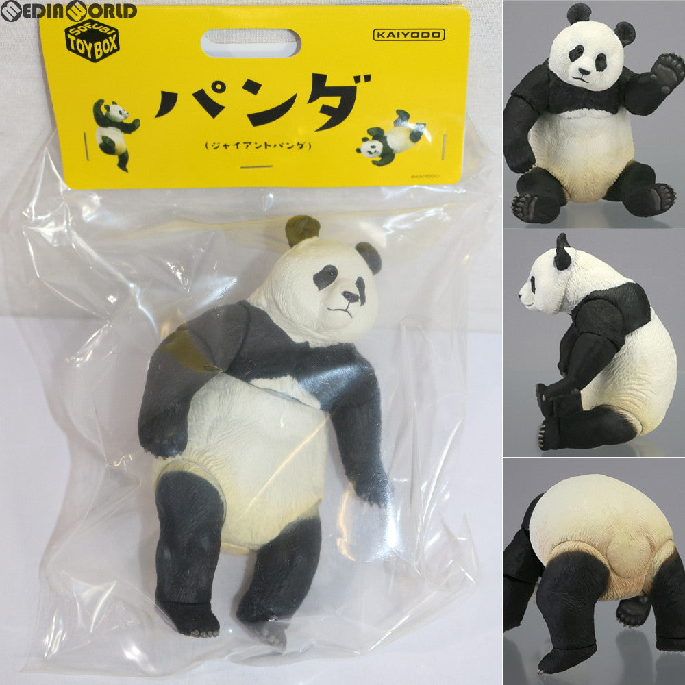 【中古即納】[FIG]ソフビトイボックス003 パンダ ジャイアントパンダ 完成品 フィギュア(STB003) 海洋堂(20170819)