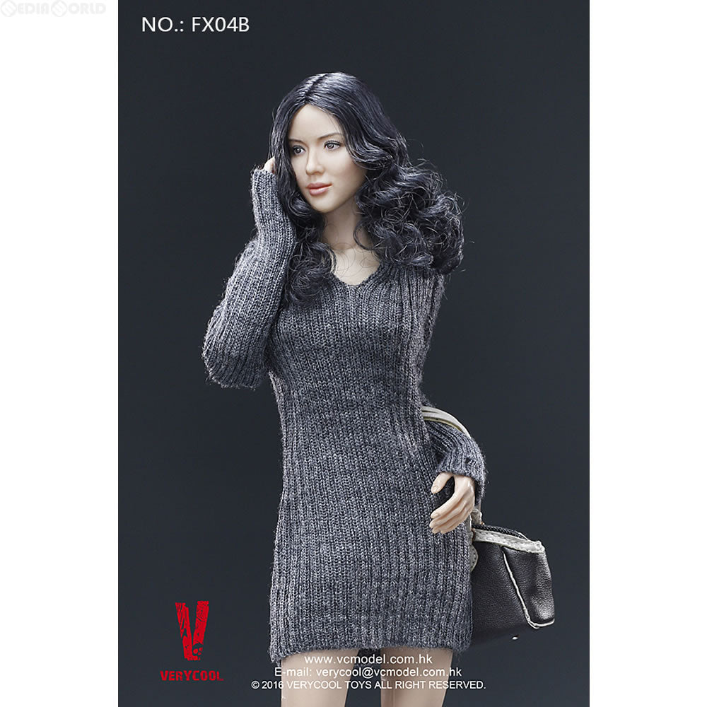 【新品即納】[FIG] 1/6 女性素体 Ver.3.0 カーリーヘア アジア女性ヘッド付 ドール用素体(FX04-B) ベリークール(20170202)