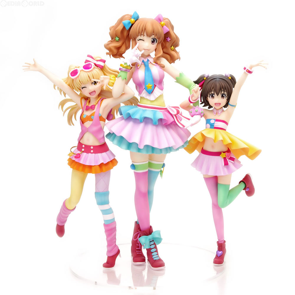 【新品即納】[FIG] ドリームテック 凸レーション 城ヶ崎莉嘉&諸星きらり&赤城みりあ【プレミアムセット】 アイドルマスター シンデレラガールズ 1/8 フィギュア(DT-099) WAVE(ウェーブ) (20170218)