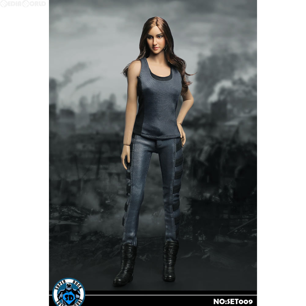 【新品即納】[FIG] 1/6 女性用 アウトフィット セット ヘッド付き ドール用衣装(SET009) スーパーダック(20170701)