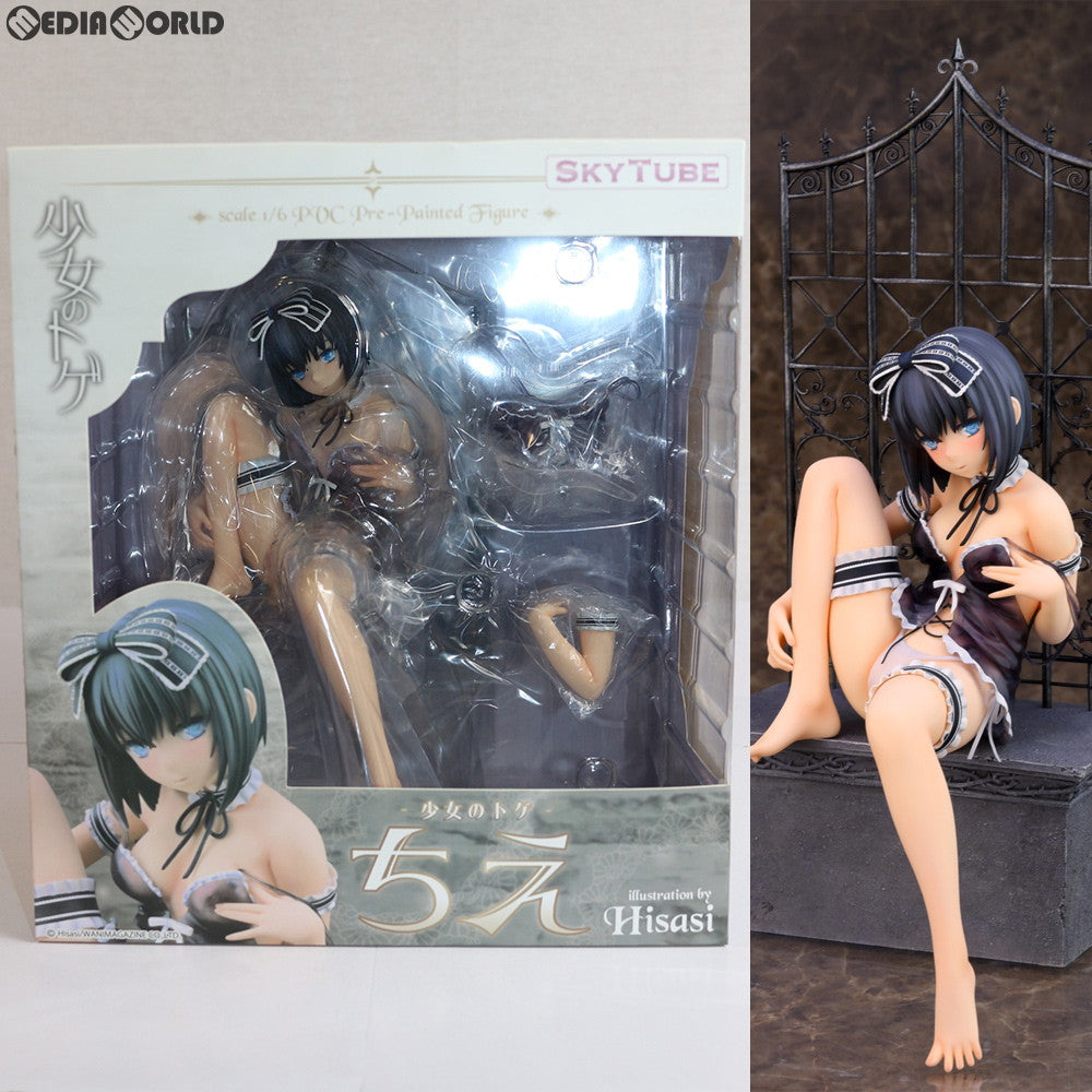 【中古即納】[箱難あり][FIG]ポストカード付属 ちえ 少女のトゲ 1/6 完成品 フィギュア(AX-1036) SkyTube(スカイチューブ)(20170310)