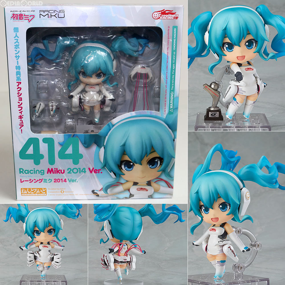 【中古即納】[FIG] グッドスマイルレーシング 2014年個人スポンサー特典 ねんどろいど414 レーシングミク 2014 Ver. 完成品 フィギュア グッドスマイルレーシング(20141010)
