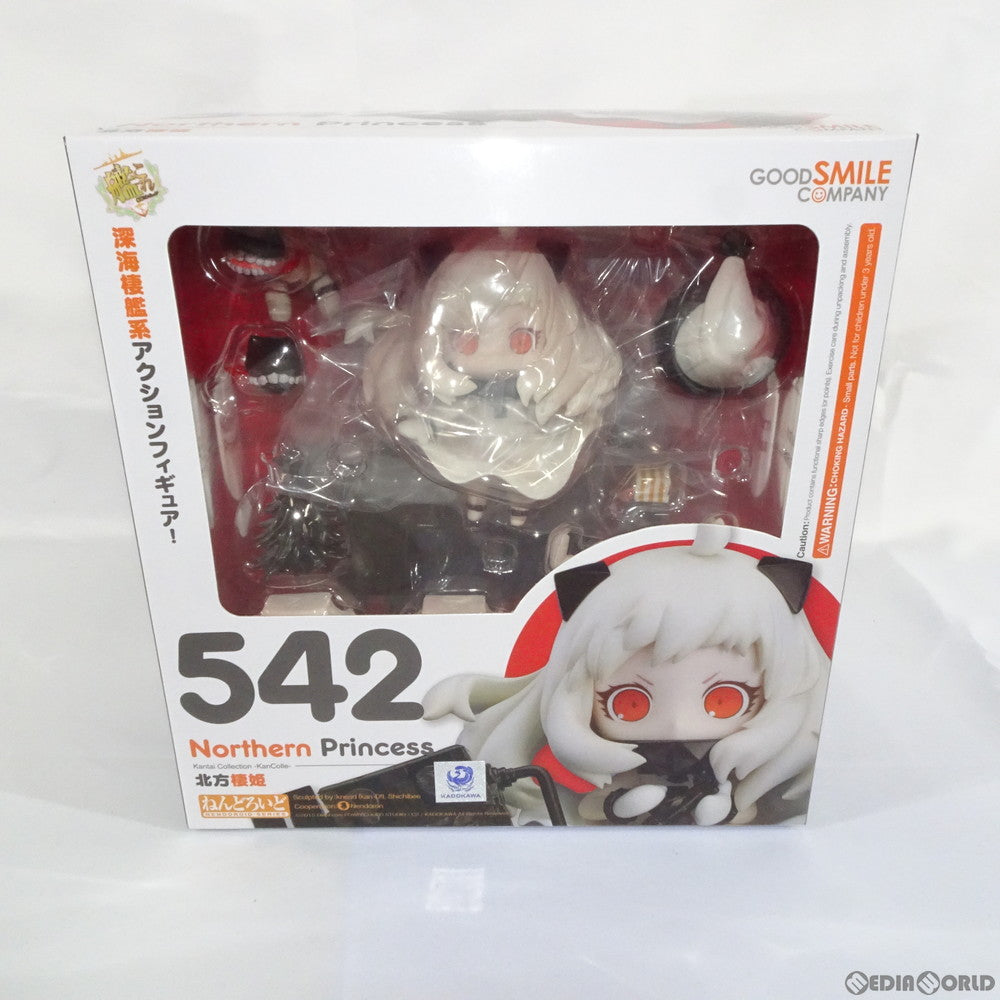 【中古即納】[FIG]GOODSMILE ONLINE SHOP限定特典付属 ねんどろいど542 北方棲姫(ほくほうせいき) 艦隊これくしょん ‐艦これ‐ 完成品 可動フィギュア グッドスマイルカンパニー(20151213)