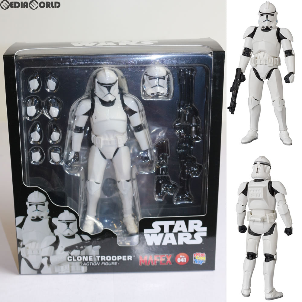 【中古即納】[FIG] MAFEX CLONE TROOPER(TM) (マフェックス クローン トルーパー) スター・ウォーズ エピソード2/クローンの攻撃 完成品 フィギュア メディコム・トイ(20170715)