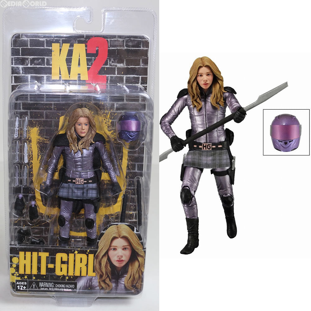 【中古即納】[FIG] キック・アス2/ 7インチ アクションフィギュア シリーズ2 ヒットガール アンマスク ver ネカ(20131225)