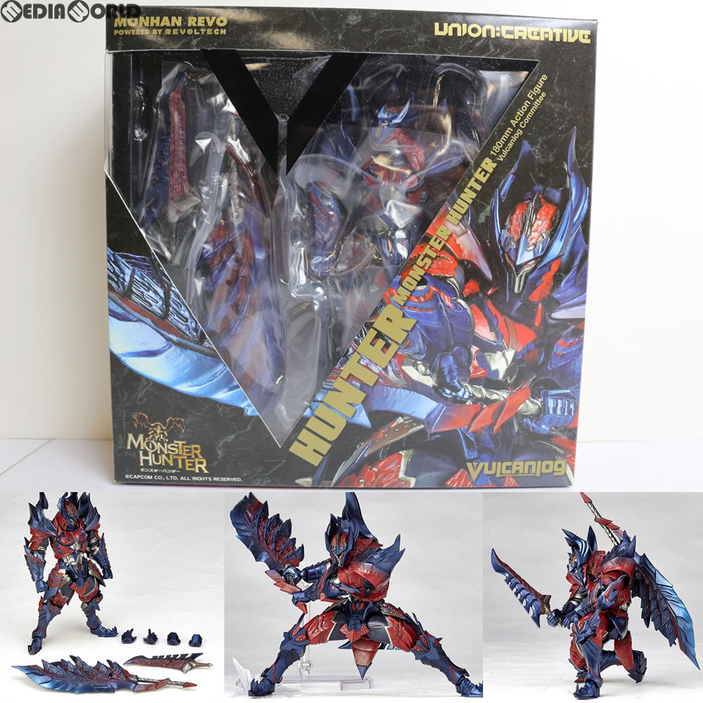 【中古即納】[FIG] Vulcanlog(ヴァルカン-ログ) 019 モンハンリボ ハンター男剣士 ディノシリーズ モンスターハンタークロス 完成品 フィギュア ユニオンクリエイティブ(20170430)