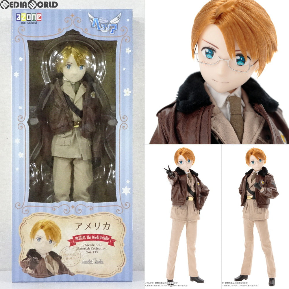 【中古即納】[FIG] アスタリスクコレクションシリーズ No.008 アメリカ ヘタリア The World Twinkle 1/6 完成品 ドール(ACS008-AMK) アゾン(20170506)