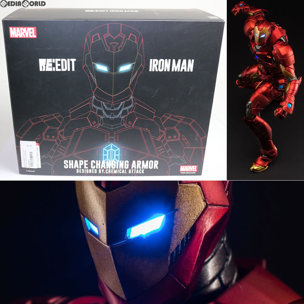 【中古即納】[FIG] RE:EDIT IRON MAN(アイアンマン) #08 Shape Changing Armor(シェイプチェンジングアーマー) 完成品 フィギュア 千値練(せんちねる) (20170401)