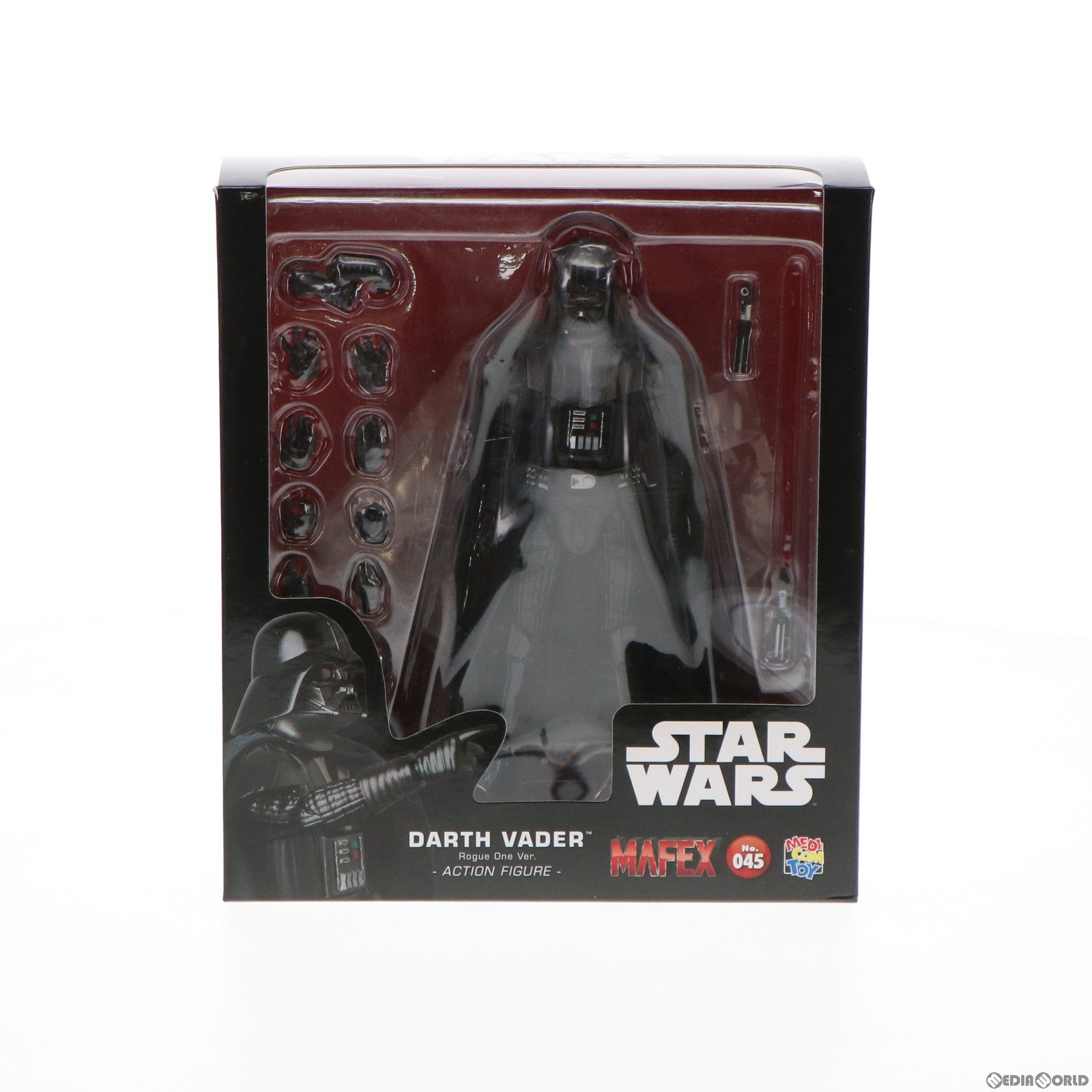 【中古即納】[FIG] マフェックス No.045 MAFEX DARTH VADER(Rogue One Ver.) (ダース・ベイダー) ローグ・ワン/スター・ウォーズ・ストーリー 完成品 可動フィギュア メディコム・トイ(20170823)