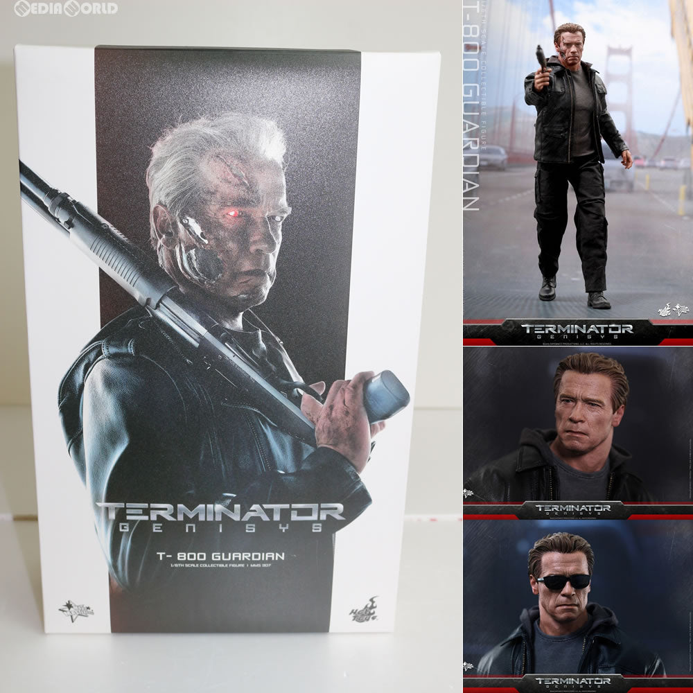 【中古即納】[FIG] ムービー・マスターピース T-800/守護神(ガーディアン) ターミネーター：新起動/ジェニシス 1/6スケールフィギュア(MM#307) ホットトイズ(20160423)