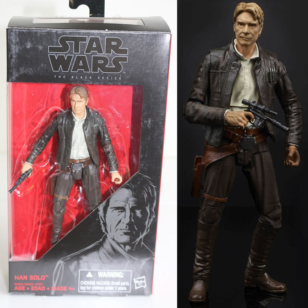 【中古即納】[FIG] ブラックシリーズ 6インチフィギュア ハン・ソロ スター・ウォーズ/フォースの覚醒 完成品 フィギュア タカラトミー(20160227)