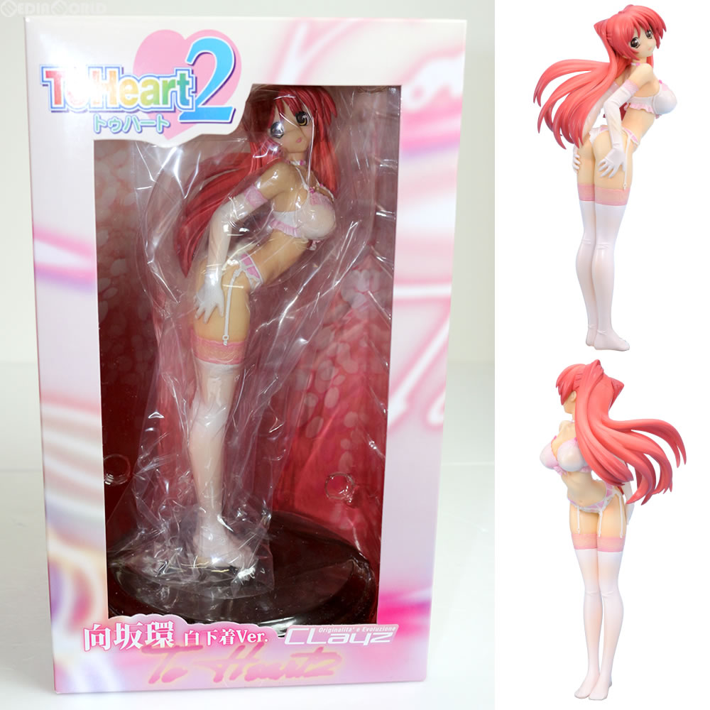 【中古即納】[FIG] 向坂環(こうさかたまき) 白下着Ver. ToHeart2(トゥハート2) 1/8完成品 フィギュア クレイズ(20130303)