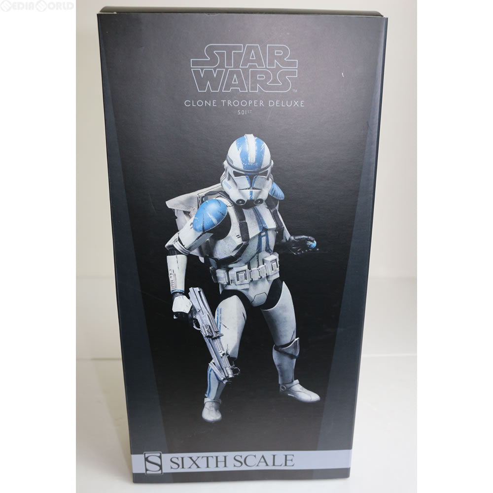 【中古即納】[FIG]ミリタリーズ・オブ・スター・ウォーズ クローン・トルーパー(第501大隊版) STAR WARS(スター・ウォーズ) 1/6スケールフィギュア(SW 1/6 #106) サイドショウ(20140531)