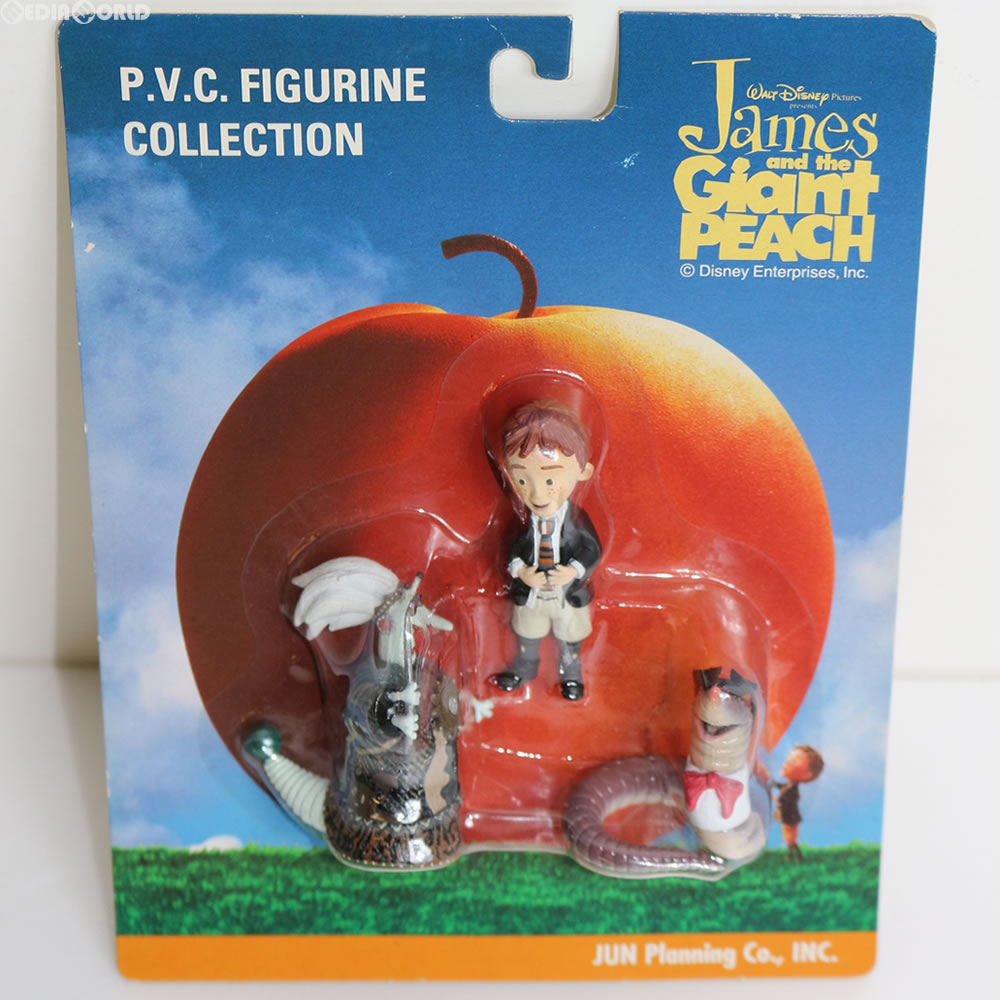【中古即納】[FIG] ジェームス&アースワーム&グロウワーム James and The Giant Peach(ジャイアント・ピーチ) フィギュア(J-111) ジュンプランニング(19961231)