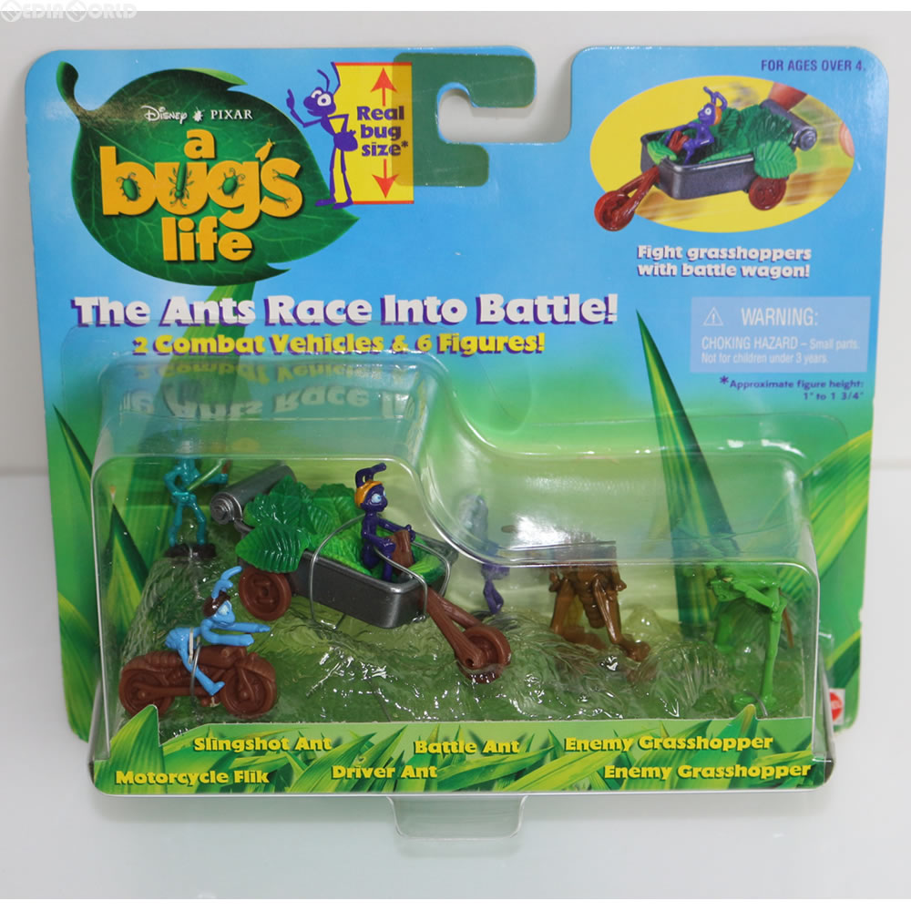 【中古即納】[FIG] The Ants Race Into Battle!(ザ・アンツ・レース・イントゥ・バトル) a bug's life(バグズライフ) フィギュア マテル(19981231)