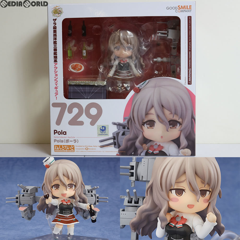 【中古即納】[FIG]ねんどろいど 729 Pola(ポーラ) 艦隊これくしょん -艦これ- 完成品 可動フィギュア グッドスマイルカンパニー(20170826)