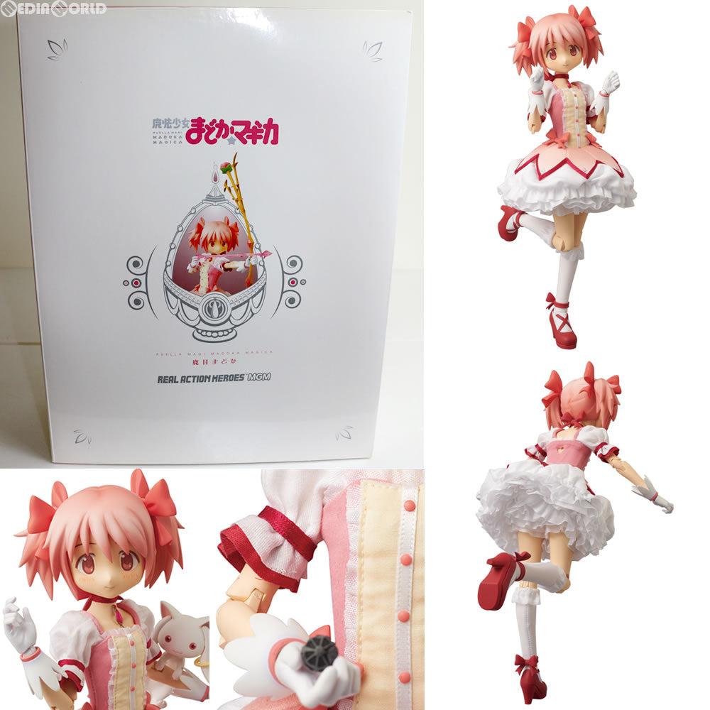 【中古即納】[FIG]リアルアクションヒーローズ No.590 RAH MGM 鹿目まどか(かなめまどか) 魔法少女まどか☆マギカ 完成品 可動フィギュア メディコム・トイ(20121229)