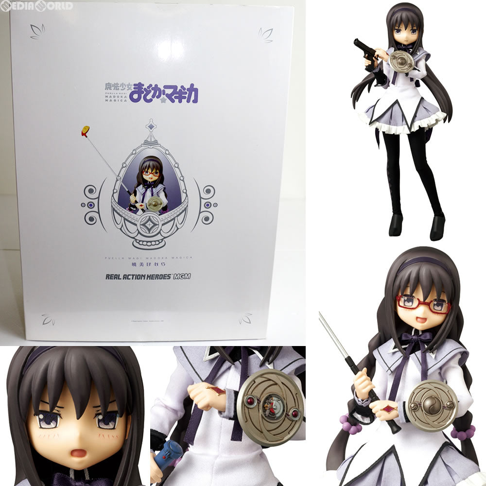 【中古即納】[FIG]リアルアクションヒーローズ No.615 RAH MGM 暁美ほむら(あけみほむら) 魔法少女まどか☆マギカ 完成品 可動フィギュア メディコム・トイ(20130929)