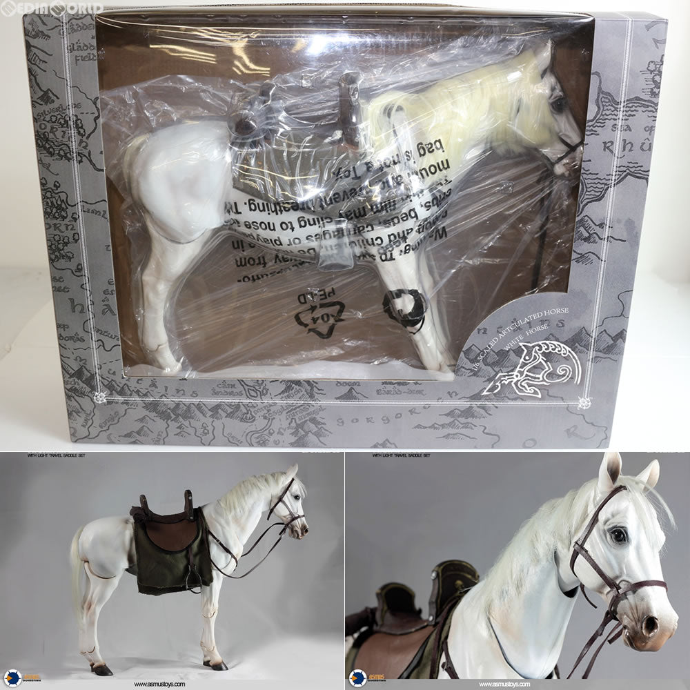 【中古即納】[FIG] ムーバブル ジョイント ホース ホワイト 1/6 アクションフィギュア(AT-CER001) アスモストイズ(20150604)