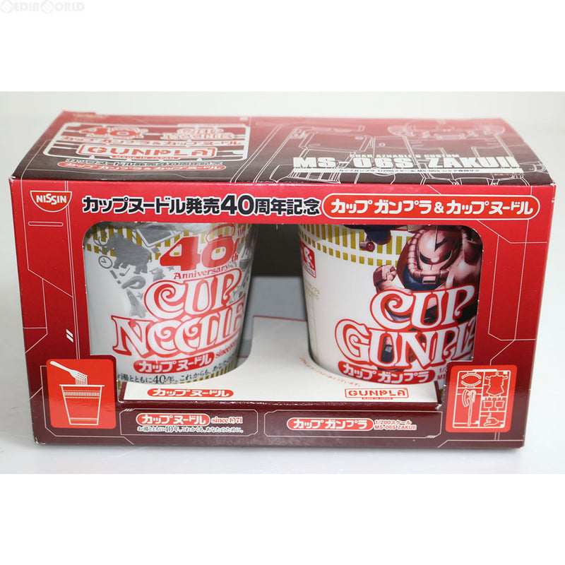 PTM](食玩)カップヌードル 40周年記念 カップガンプラ&カップヌードル