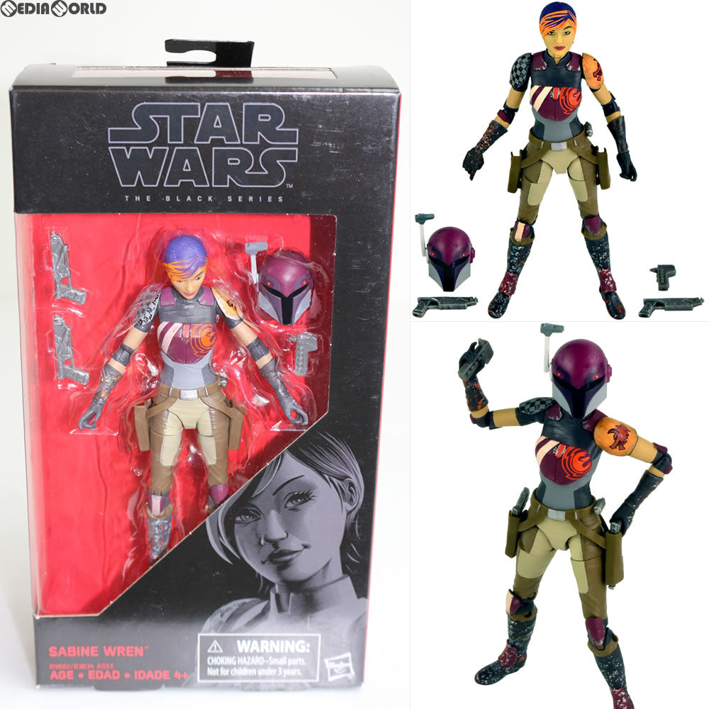 【中古即納】[FIG] ブラックシリーズ 6インチフィギュア サビーヌ・レン スター・ウォーズ/反乱者たち フィギュア タカラトミー(20161216)