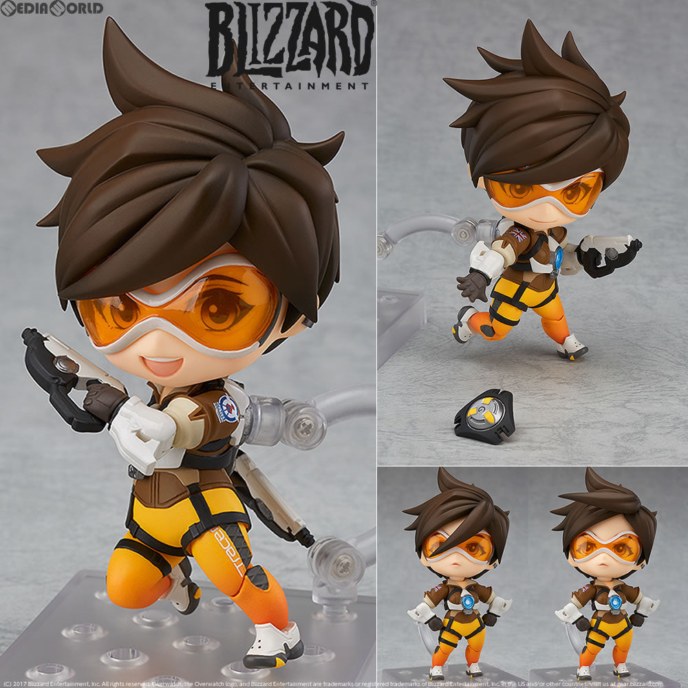 【中古即納】[FIG]ねんどろいど 730 トレーサー クラシックスキン・エディション オーバーウォッチ(Overwatch) 完成品 可動フィギュア グッドスマイルカンパニー(20170831)