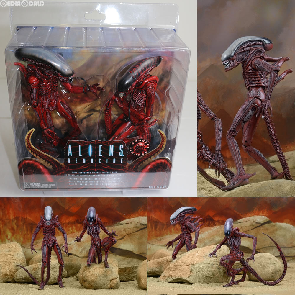 【中古即納】[FIG] エイリアン/ 7インチ アクションフィギュア シリーズ ジェノサイド ビッグチャップ&ドッグ・エイリアン 2PK ネカ(20161013)
