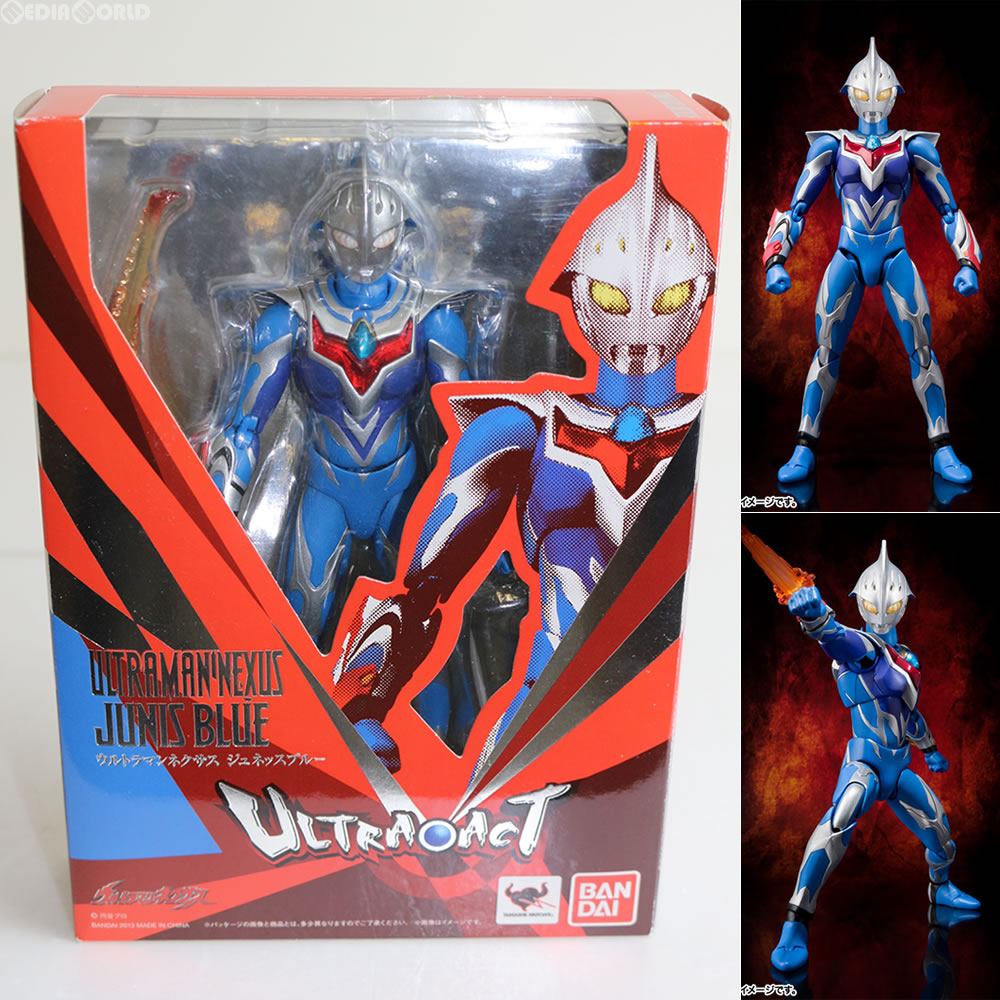 【中古即納】[FIG] ULTRA-ACT(ウルトラアクト) ウルトラマンネクサス ジュネッスブルー 完成品 フィギュア バンダイ(20130727)