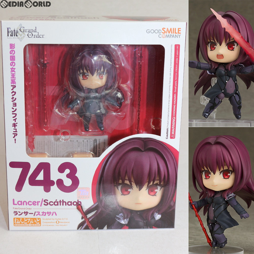 【中古即納】[FIG]ねんどろいど 743 ランサー/スカサハ Fate/Grand Order(フェイト/グランドオーダー) 完成品 可動フィギュア グッドスマイルカンパニー(20170921)