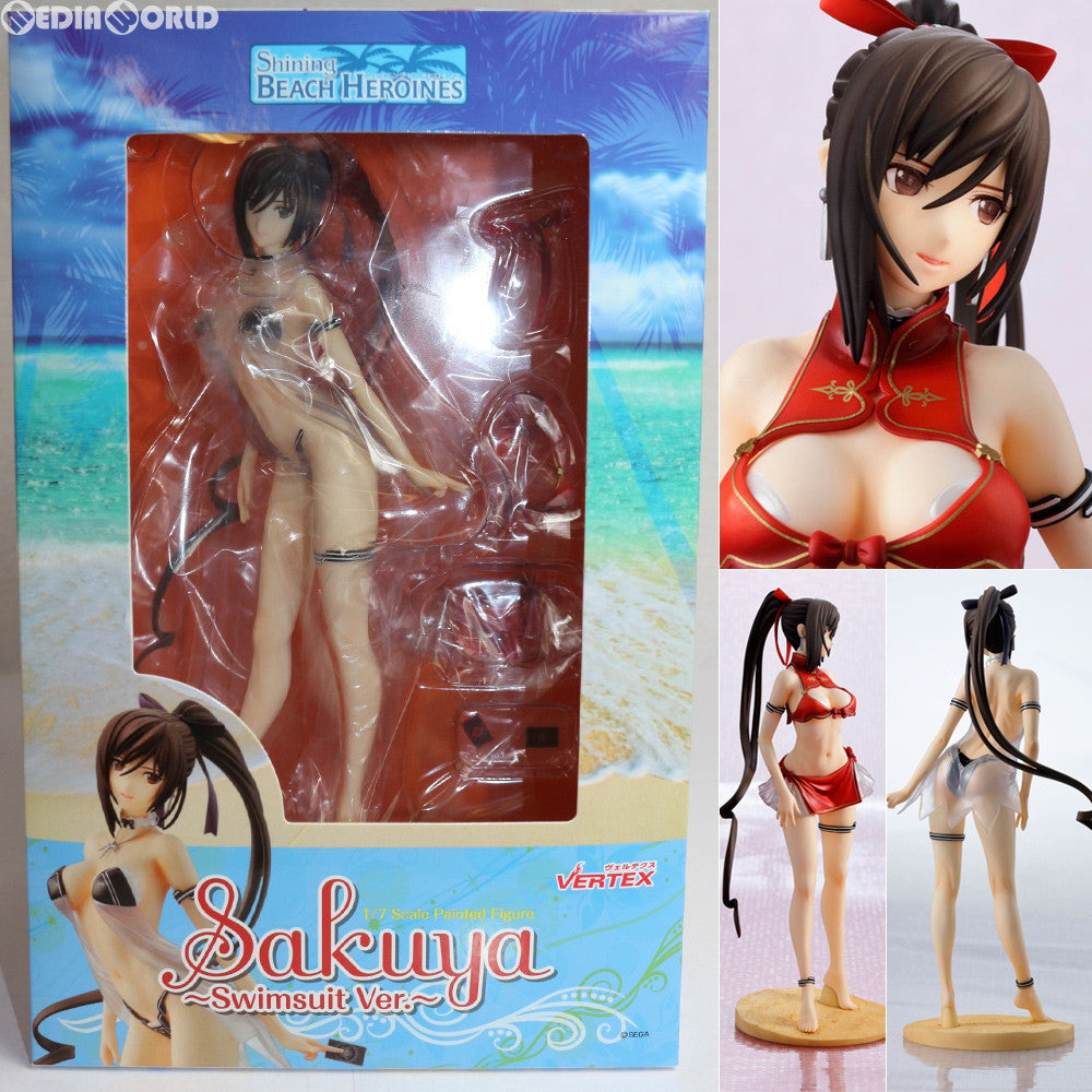 【中古即納】[FIG] サクヤ -水着Ver.- シャイニング・ビーチヒロインズ 1/7 完成品 フィギュア ヴェルテクス(20170830)