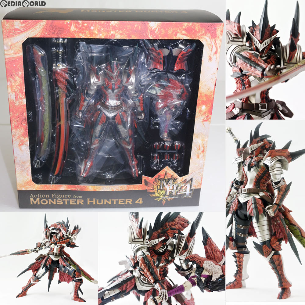 【中古即納】[FIG] イーカプコン限定 レウスシリーズ装備ハンター(剣士) モンスターハンター4 フル可動アクションフィギュア カプコン/千値練(せんちねる) (20130914)