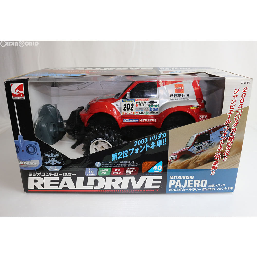 【中古即納】[TOY] 1/16 リアルドライブ 三菱パジェロ 2003 ダカールラリー ENEOS フォントネ車 RCカー 完成トイ(2704-F3) シー・シー・ピー(20030705)