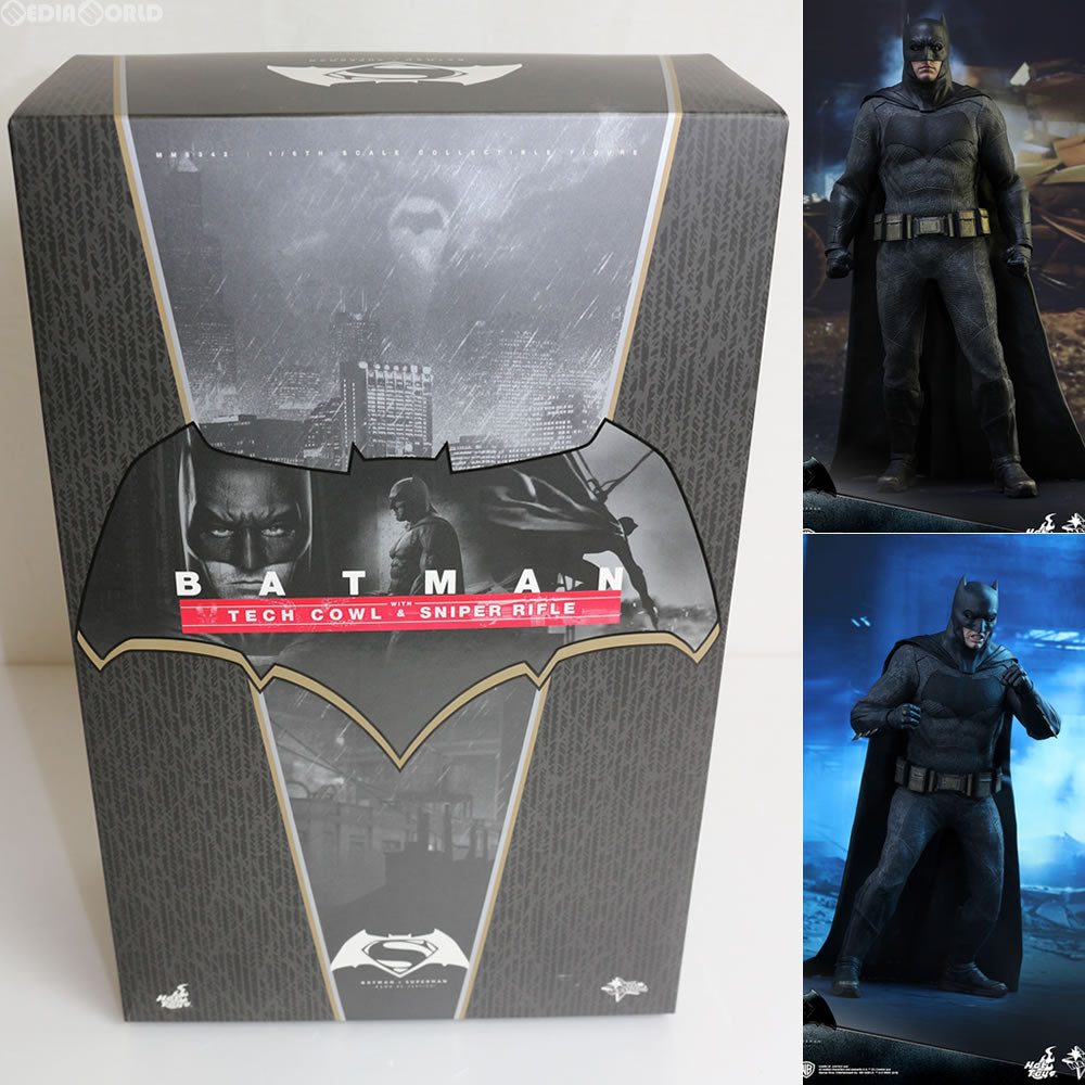 【中古即納】[FIG] ムービー・マスターピース バットマン バットマン vs スーパーマン ジャスティスの誕生 1/6スケールフィギュア(MM#342) ホットトイズ(20160930)