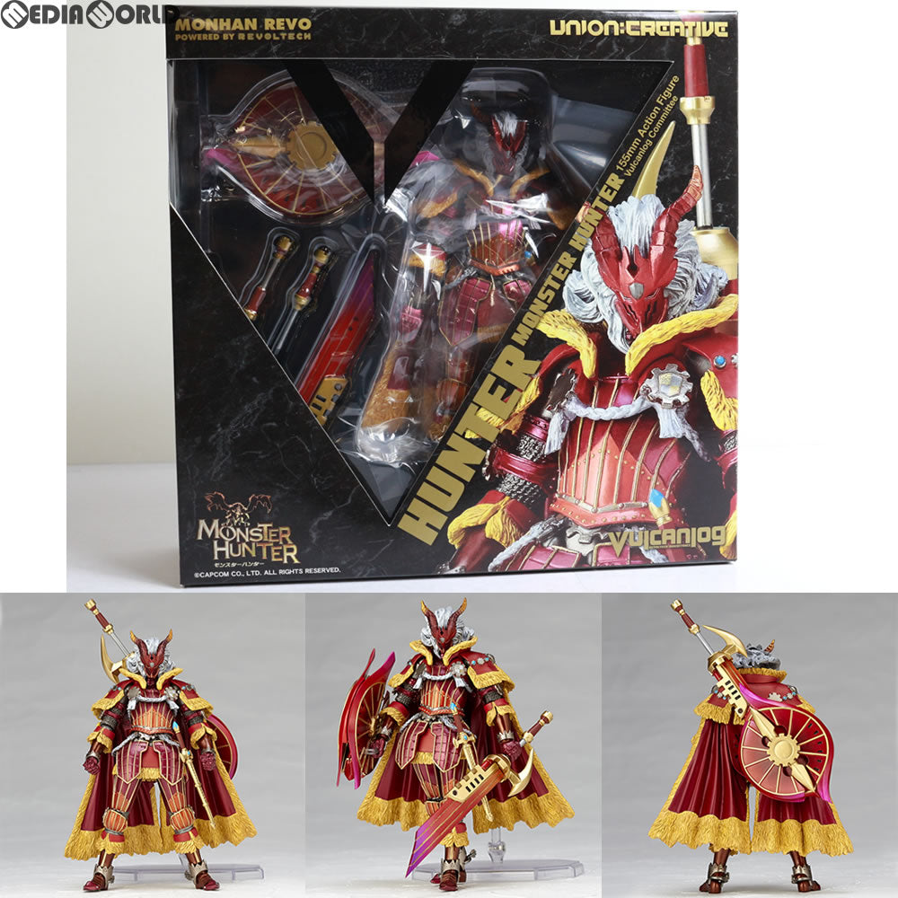 【中古即納】[FIG] Vulcanlog(ヴァルカン-ログ) 022 モンハンリボ ハンター男剣士 カイザーXシリーズ モンスターハンター 完成品 フィギュア ユニオンクリエイティブ(20170820)